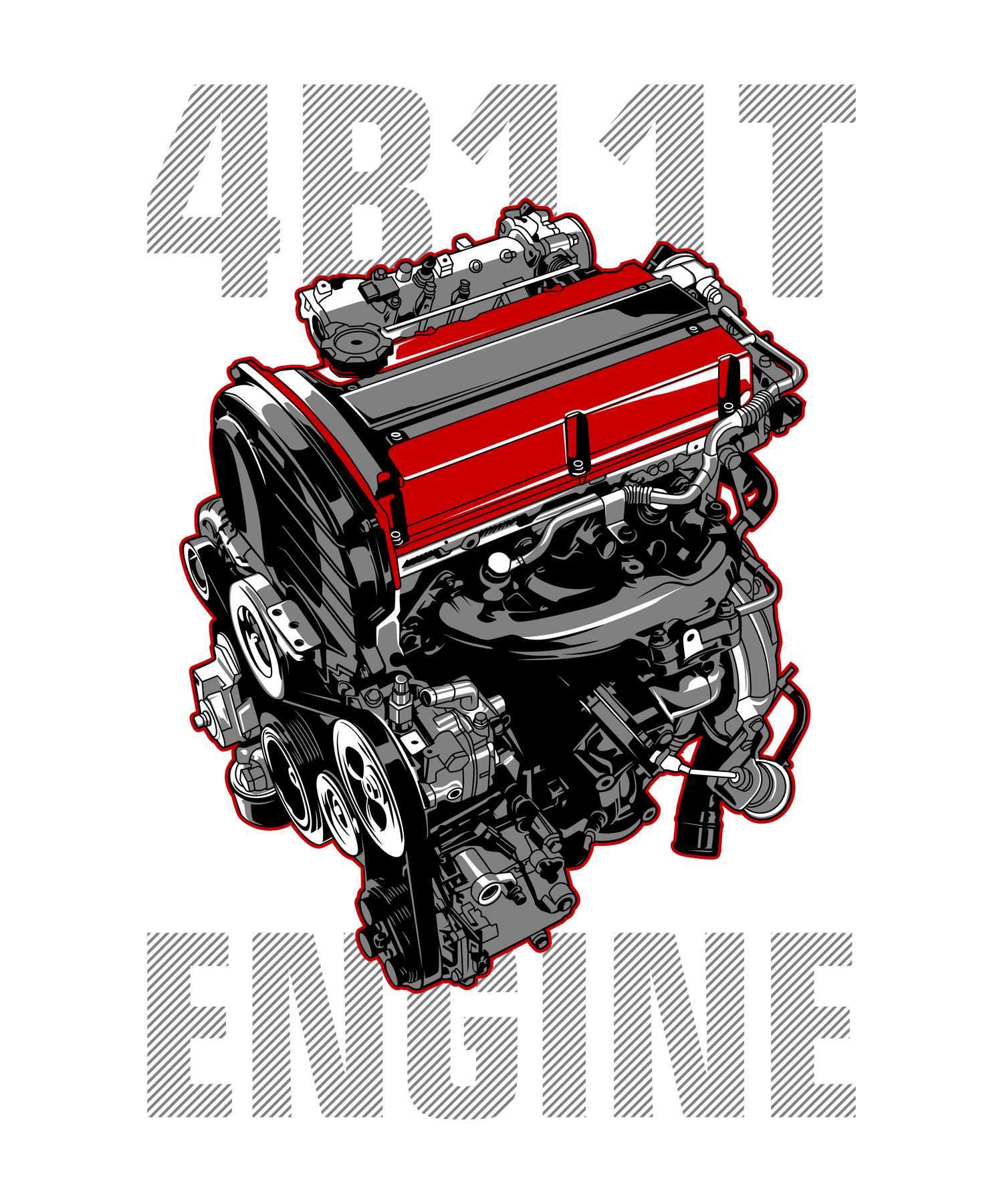 4B11T Engine