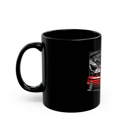 Black Mug (11oz) With Red BMW M3