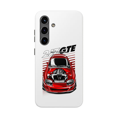 Tough Phone Case With 2JZ GTE Toyota Supra