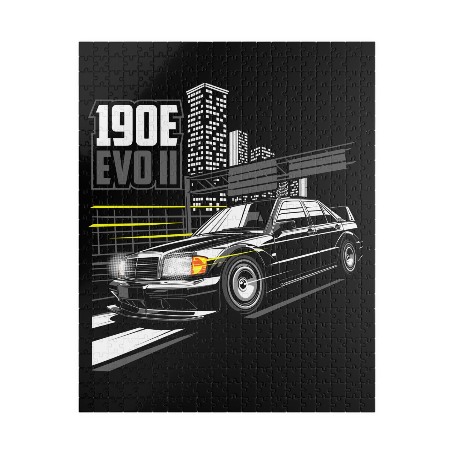 Puzzle (520 piece) With Mercedes-Benz 190E EVO