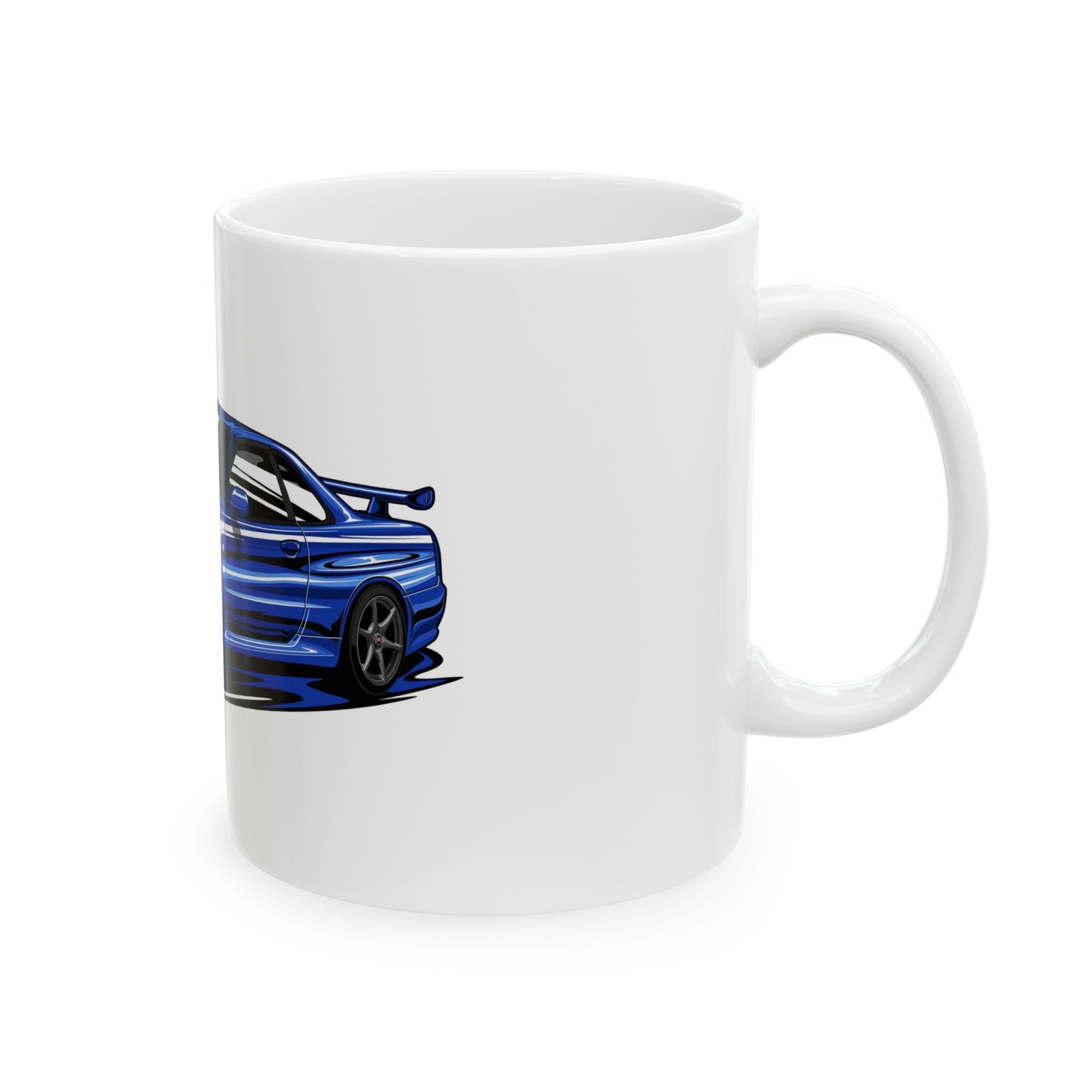 Nissan R34 GTR Ceramic Mug, (11oz,)