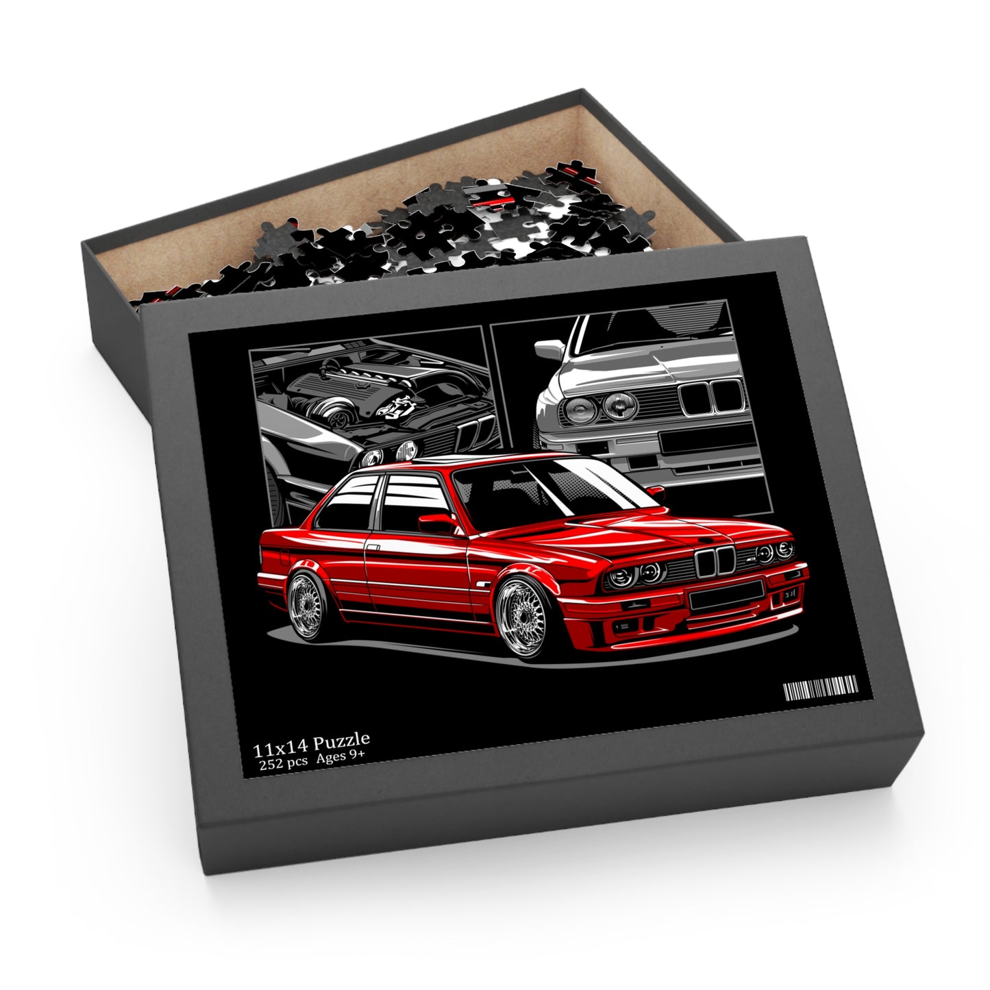 With Red BMW M3 Puzzle (252 Piece)