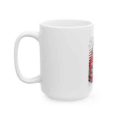 2JZ GTE Toyota Supra Ceramic Mug, (15oz)