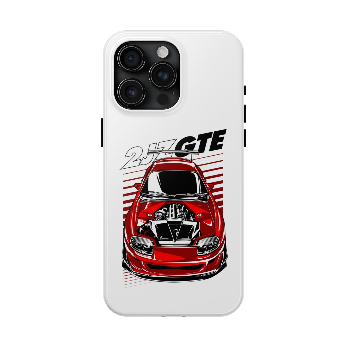 Tough Phone Case With 2JZ GTE Toyota Supra