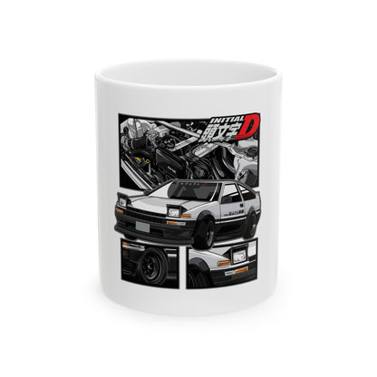 Toyota Corolla AE86 Ceramic Mug, (11oz, 15oz)