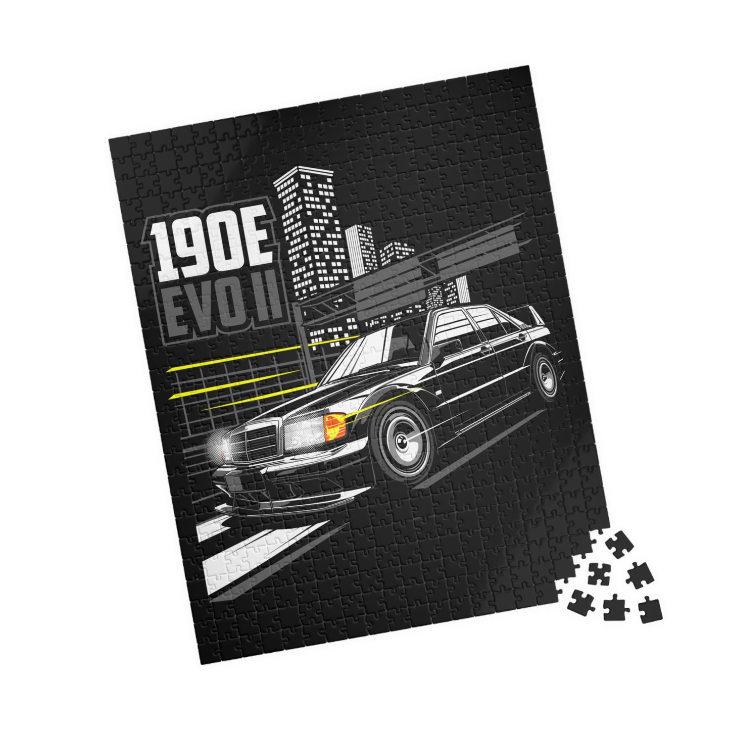 Puzzle (520 piece) With Mercedes-Benz 190E EVO