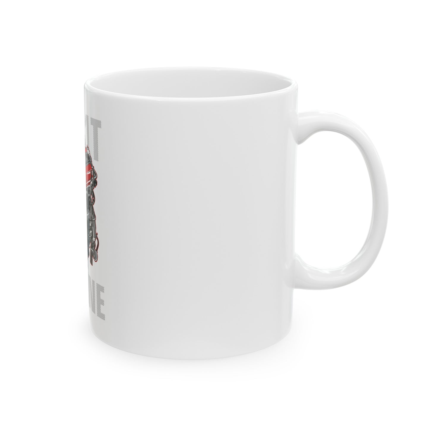 4B11T Engine Ceramic Mug, (11oz)