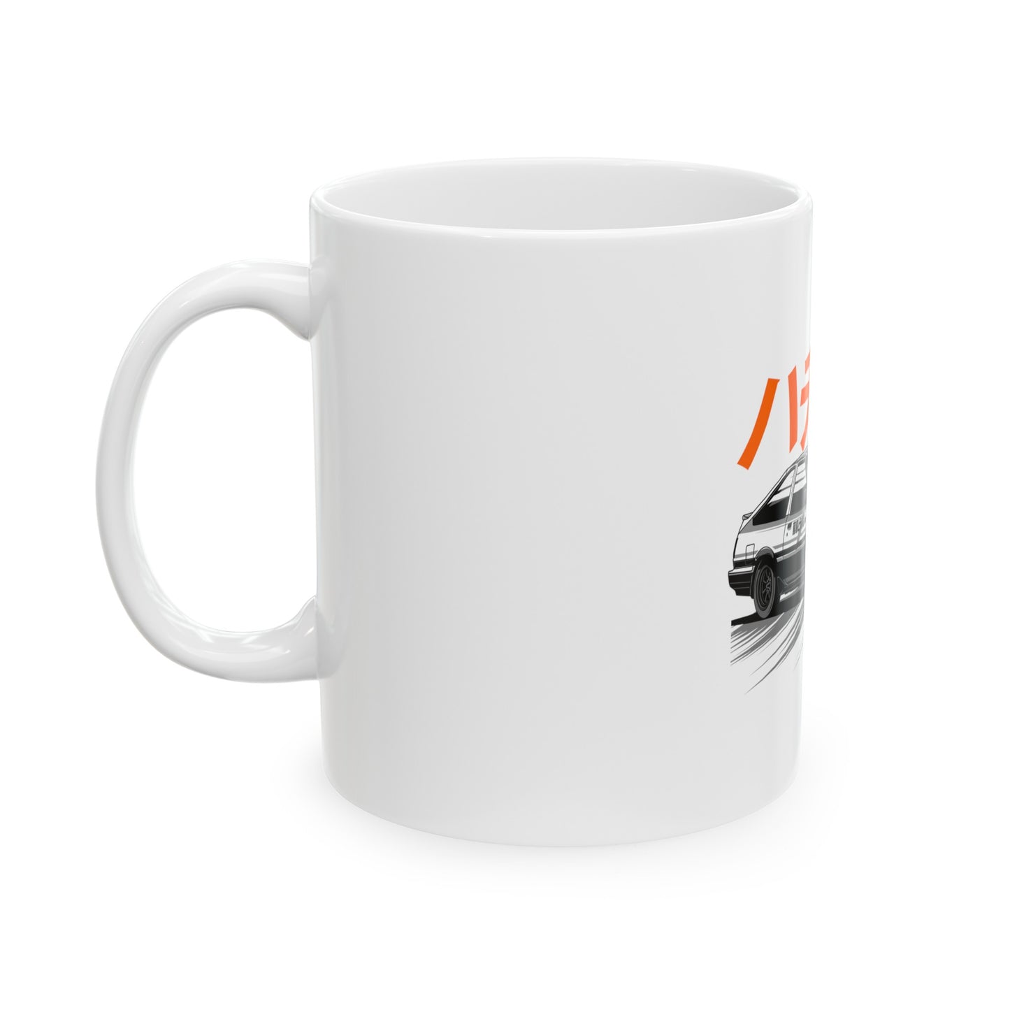 Ceramic Mug, (11oz) With Toyota Corolla AE86