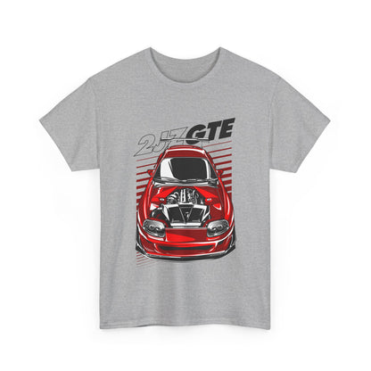 Unisex Heavy Cotton Tee With 2JZ GTE Supra