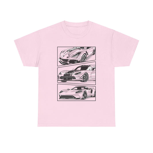 American Super Car Unisex Heavy Cotton Tee