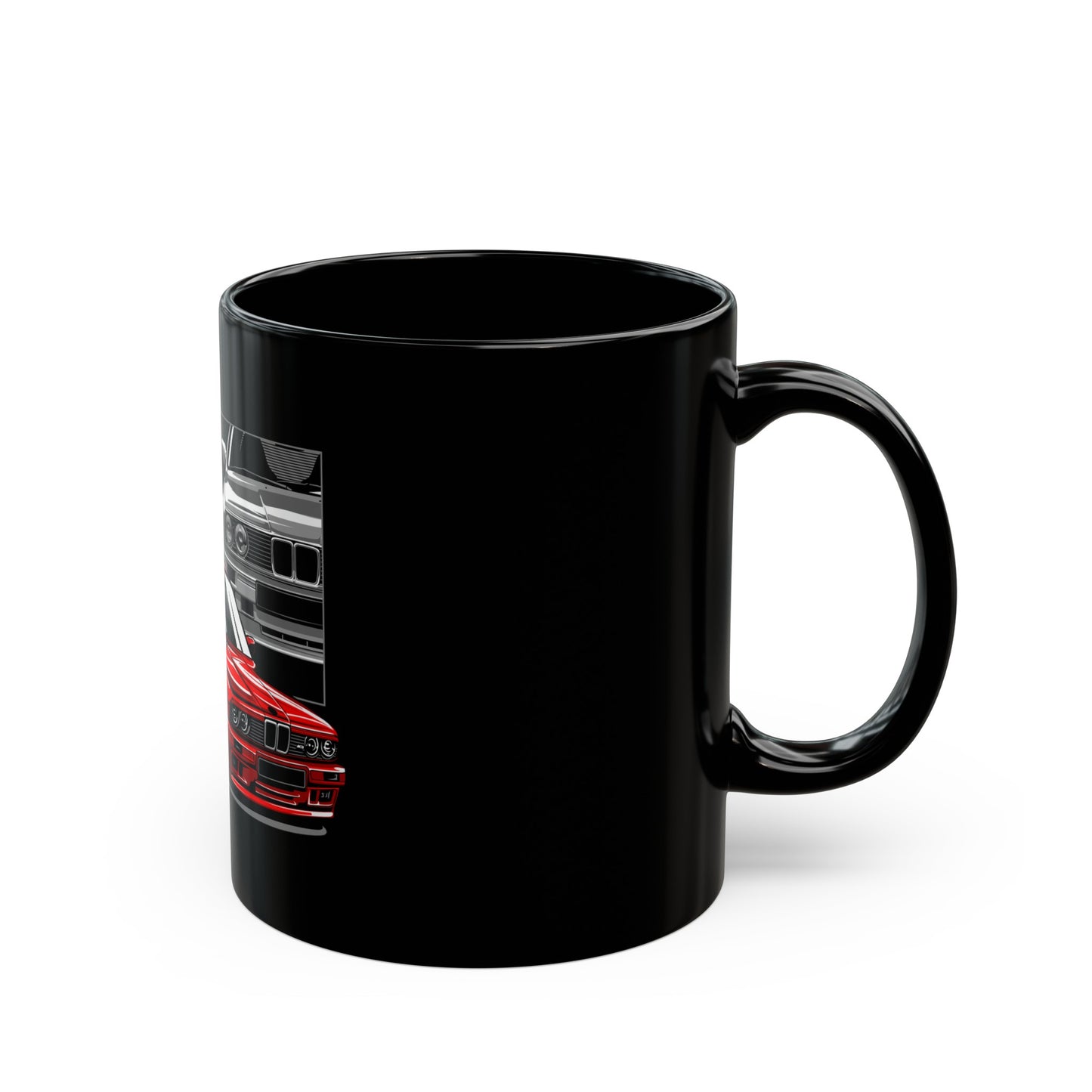 Black Mug (11oz) With Red BMW M3