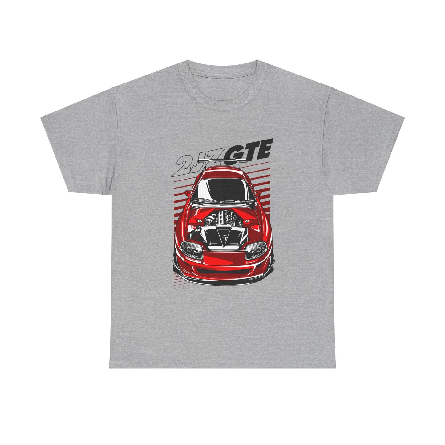 Unisex Heavy Cotton Tee With 2JZ GTE Supra