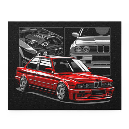 With Red BMW M3 Puzzle (252 Piece)