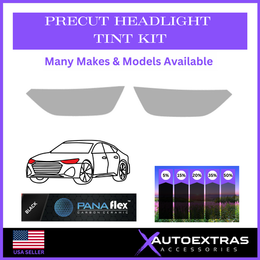 DIY Pre-Cut Headlight Ceramic Tint Kit - Available For Many Makes & Models