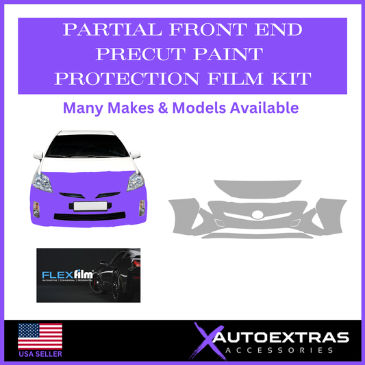 DIY Pre-Cut Partial Front End Paint Protection Film (PPF) Kit - Available For Many Makes & Models